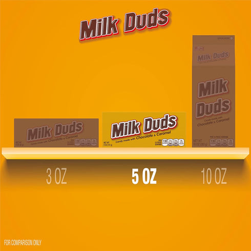 5 oz MILK DUDS Chocolate and Caramel Candy Box