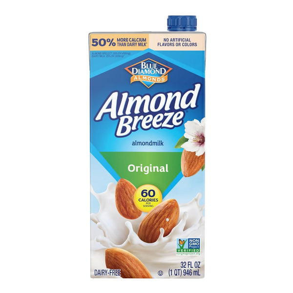 Almond Breeze Blue Diamond, Almond Milk Original, 32 Fl Oz