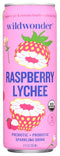 Wild Wonder Organic Raspberry Lychee Sparkling Probiotic Drink, 12 FZ