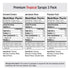 Amoretti Premium Syrups Tropical - 3 Pack (50ml)