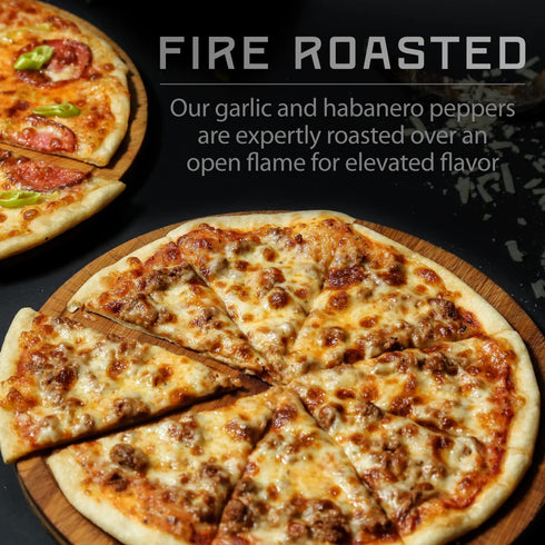 12oz, 2 Pack Melindas Fire Roasted Garlic & Habanero Hot Sauce - Made with Slow Roasted Garlic, Fresh Peppers, Lime