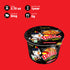 3.70 oz (Pack 1) Samyang Buldak Spicy Hot Chicken Stir Fried Big Bowl Ramen