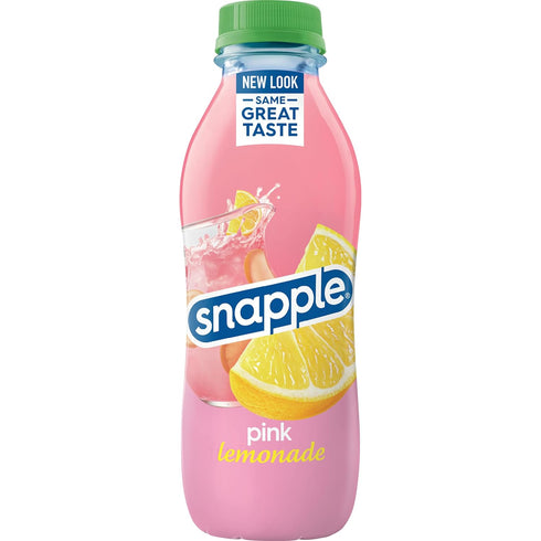 16 oz Pack 12 Snapple Pink Lemonade, fl recycled plastic bottle