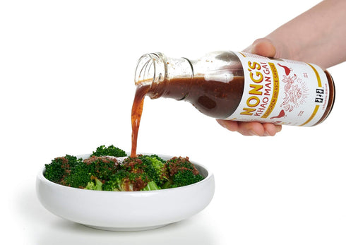 Nong's Khao Man Gai Sauce, Ginger Garlic Chili Sauce, Chicken and Rice, 12oz