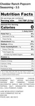 Premium Variety 2 Pack POPCORN SEASONING | Ranch & Cheddar Ranch | Crafted in Small Batches