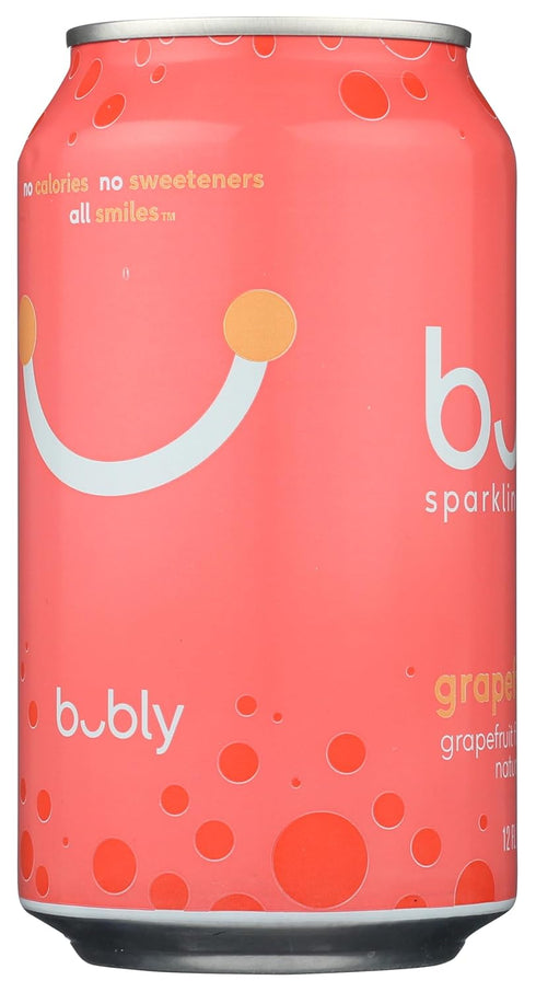 12 oz Bubly Sparkling Water, Grapefruit