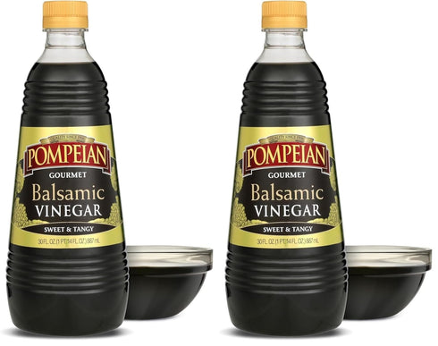 Pompeian Gourmet Balsamic Vinegar, Perfect for Salad Dressings, Sauces, Seafood & Meat
