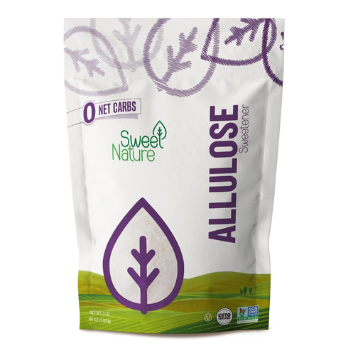 Sweet Nature Allulose Sweetener 3 lb Resealable Bag, Keto Sugar Substitute, Non-GMO,