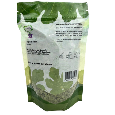 1.76 Oz (50 1 Pack, 20 100% Fig Leaf Tea, Hoja de Higo, Quiere Te, Grams), Up to Cups, Crushed Fig Leaf Tea, Loose