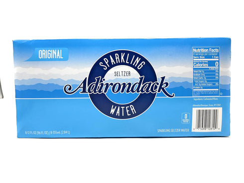 ADIRONDACK BEVERAGES 8 Pack, 12 Plain Seltzer Water FZ