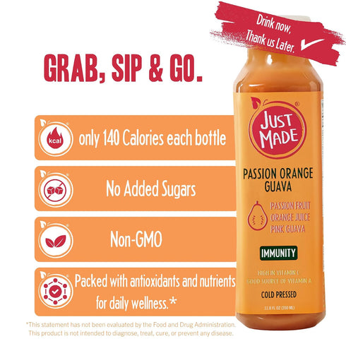 11.8 JUST MADE JUICE Passion Orange Guava, FZ