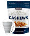 MORALZA Kirkland Butter Toffee Flavored Cashews, 24 Oz. Item 1510336 Bundle with Silicone