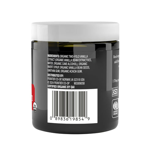 4 Simply Organic Vanilla Bean Paste, Ounce Jar, Certified Organic, Kosher, Vegan, Non-GMO Rich Soft Paste, Warm Woody