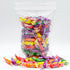3 lb 5 Fruit Chews Candy Bulk - Individually Wrapped, Retro Candy in Resealable Bag, Assorted Flavors, Soft & Delicious