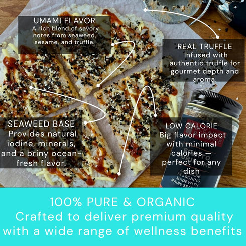 Set 3 Ocean's Balance Furikake Seasoning Furikake Spices (Spicy, Bonito, Truffle) in a Reusable Jar Great Gift