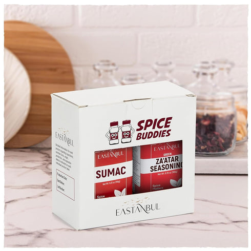 Set, 6.4oz 6.4oz, Pack, Hummus, Sumac and Zaatar Sumac Spice + Zaatar Spice Twin Essential Duo, Za'atar Seasoning