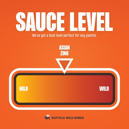 12 oz., Buffalo Wild Wings Asian Zing Sauce, fl. Perfect Dipping Sauce, Chicken Marinade, Stir Fry Sauce and Wing