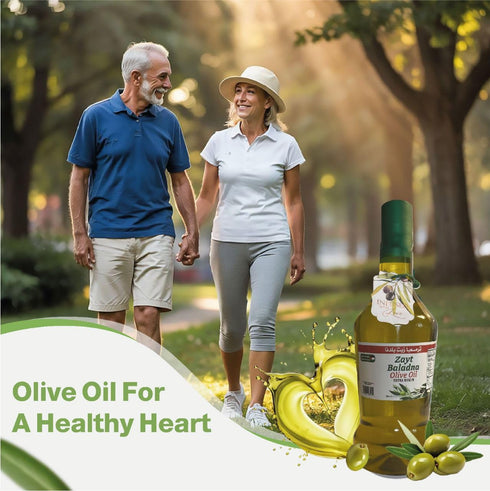 Dusza 750ml Zayt Baladna Extra Virgin Olive Oil Cold-Pressed Unfiltered Bottle Organic EVOO Polyphenol Rich Premium