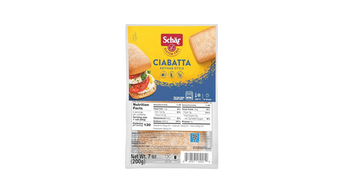 7oz (5-Pack) Schaer Gluten-Free Ciabatta Rolls, Wheat-Free, Dairy-Free, Non-GMO, Crisp Crust & Soft Interior, Perfect