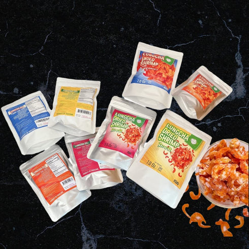 Dried Shrimps with Salt for Asian Cuisine, Fresh Seafood Flavor or Snack, Sun Dried (200)