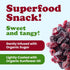 1 Food to Live - Organic Delightful Berries Mix, Pound - A Blend of Non-GMO Dried Cherries & Cranberries. Gently