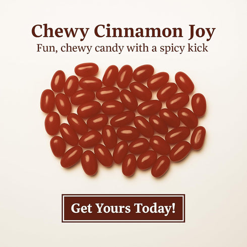 7oz Hot Cinnamon Jelly Beans No Artificial Flavors or Colors Gluten-Free and Fat-Free Fun Gourmet Snack Resealable