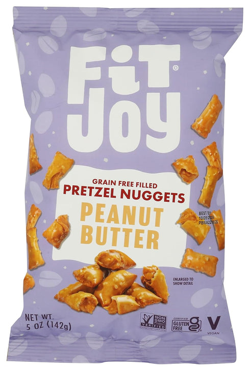 FitJoy Peanut Butter Filled Pretzel Nuggets Gluten, Dairy & Corn Free Peanut