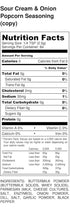 Premium Popcorn Seasoning Variety 2 Pack, 3.5 fl. oz - Ranch & Sour Cream & Onion, Crafted in Small Batches