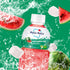 6 Pack 10.82 oz Mogu Mogu Watermelon Juice Drink with Nata de Coco (Coconut Jelly) Chewy Fruit Beverage for Kids