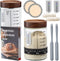Sourdough Starter Kit,34oz Sourdough Starter Jar Glass with Sourdough Recipes Cookbook.Sourdough Bread