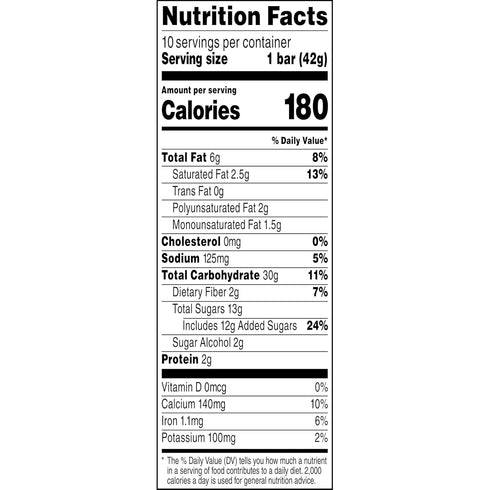 60% (10 Count) Quaker Big Chewy Granola Bars, Larger, Chocolate Chip