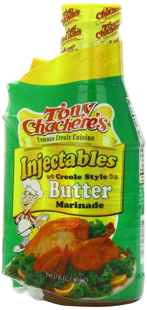 17 Oz., (Pack 3) Tony Chachere's Injectable Creole Style Butter Marinade, Fl