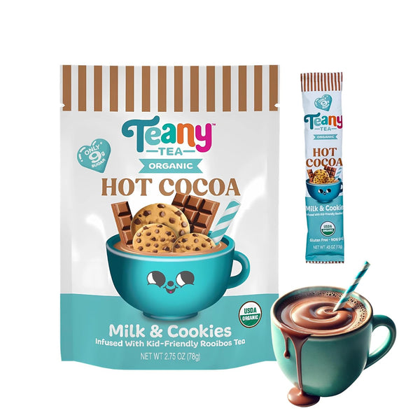 Teany Tea Organic Milk & Cookies Hot Cocoa - Everyday Hot Cocoa,