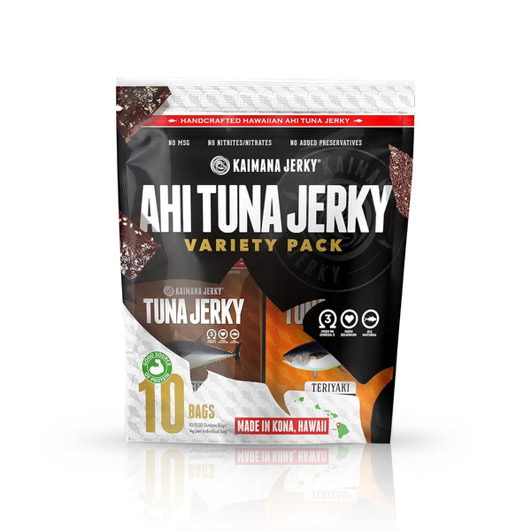 Kaimana Jerky Ahi Tuna Sampler Bundle - All Natural & Wild Caught