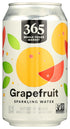 365 12 Oz by Whole Foods Market, Grapefruit Sparkling Water, Fl