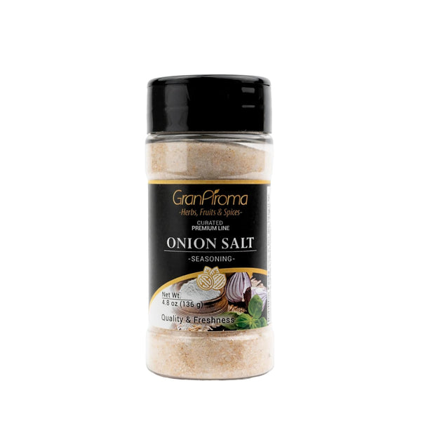 GranAroma Onion Salt, Savory Flavor, Versatile Seasoning (4.8 Ounce)