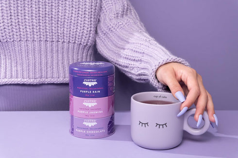 102 JUSTEA Purple Tea Trio, Jasmine , GR