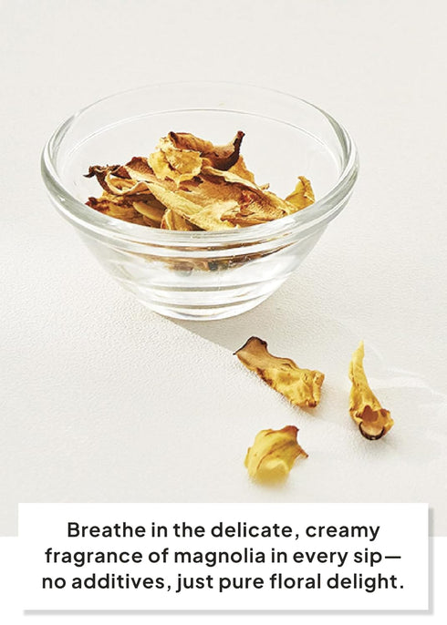Korea,10g Korean Food, KKOKDAM Original Magnolia Flower Tea, Decaf Floral Blend, Fully Natural Flowers, No Caffeine