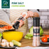 Set, 13.4 Oz (380g), Set (Pack 1) Soeos Salt Grinder Himalayan Pink Salt, Coarse Grain, Salt for Grinder Refill