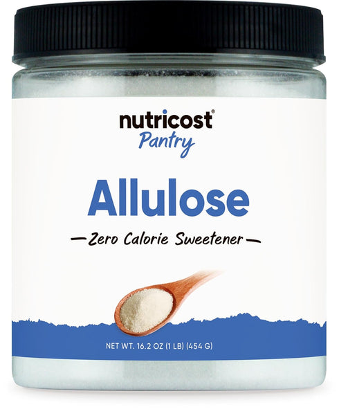 Nutricost Allulose Sweetener (1 LB) - KETO Sugar, 0 Calorie, Low Carb,