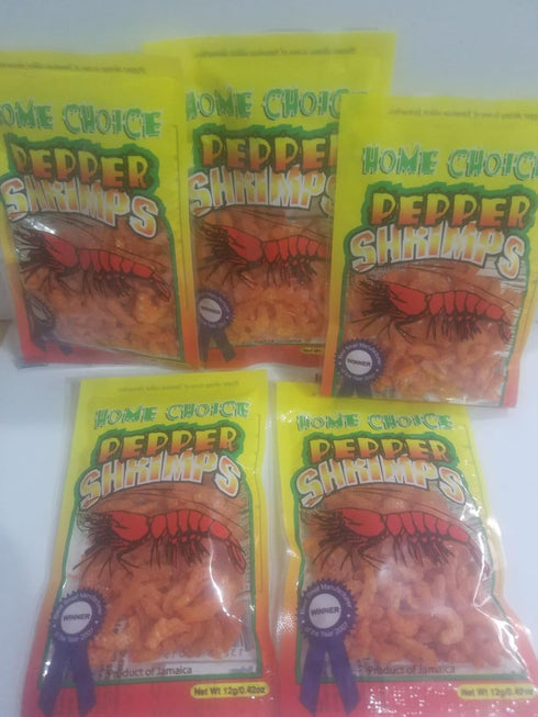 Generic -12g-5pks Jamaican Peppered Shimps- Dried Peppered Shimps