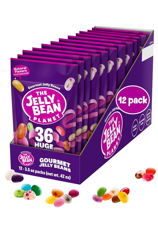 The Jelly Bean Planet, Gourmet Jelly Beans Grab Bags - 12 Pack