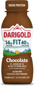 14g 40% 8oz 18 Pack DARIGOLD FIT - Ultra-Filtered, Low Fat, Lactose Free Chocolate Milk - Protein, Less Sugar