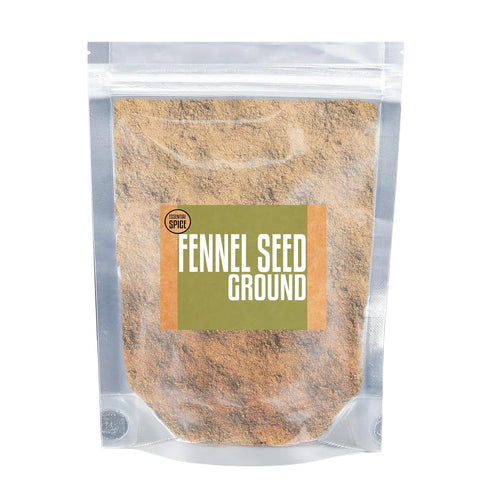 72 oz Essential Spice Ground Fennel Seeds, Sweet, Licorice-Like Flavor with Warm Herbal Notes Finely Ground Fennel