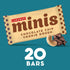 15.6 oz, 20 Larabar Minis Chocolate Chip Cookie Dough, Gluten Free Vegan Fruit and Nut Bars, Ct