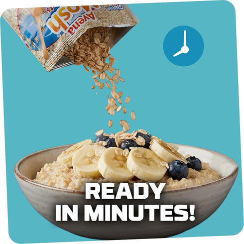 30 Oz, 3-Pack Avena Mosh Rolled Oats, Gluten Free, Quick Cooking, Non GMO, Perfect for Overnight Oats, Vegan Oatmeal