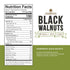 Hammons 8oz Fancy Large Black Walnuts - Wild Harvested - Non-GMO - Gluten-Free - High Protein - Keto Snack - Nuts