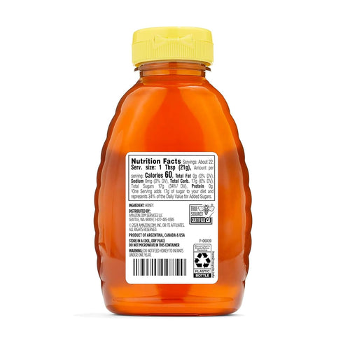 16 Oz Amazon Grocery, Raw Wildflower Pure Honey