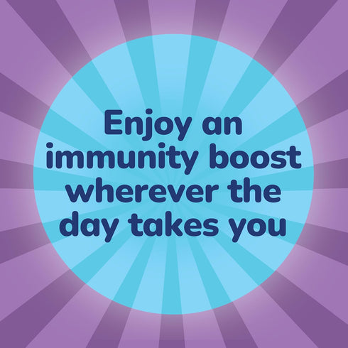 Immunity .07 oz Packets, 10 Crystal Light Support Blueberry Pomegranate naturally flavored with other natural flavor