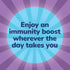 Immunity .07 oz Packets, 10 Crystal Light Support Blueberry Pomegranate naturally flavored with other natural flavor